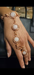Rose Quartz Finger Bracelet