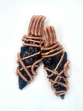 Black Obsidian Arrowhead Amulet